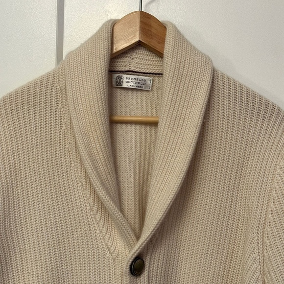 Brunello Cucinelli Malfilé Cotton Cardigan - Picture 2 of 2